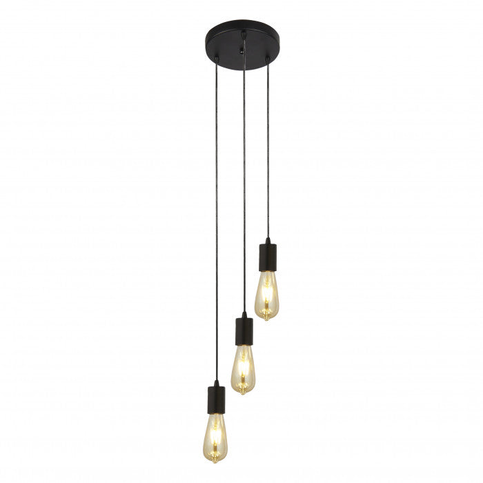 3 Light Decorative Cluster Pendant