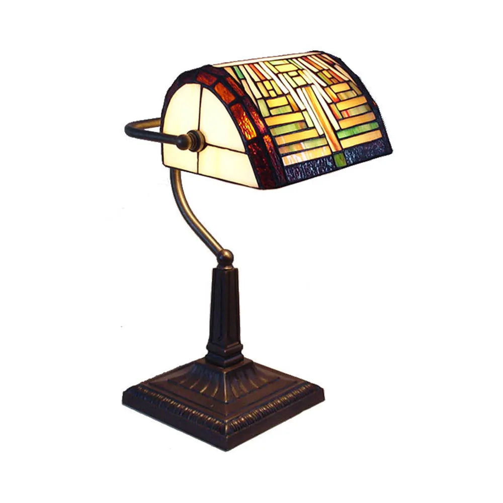 Multi-Colour Geometric Banker Lamp