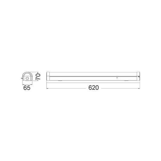 BAT: Interior Surface Mounted Tri-CCT Batten Light