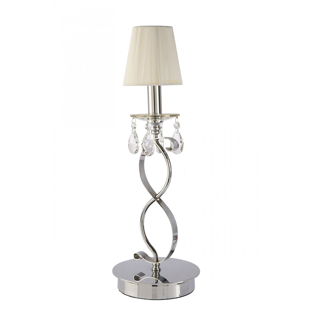 Bella 1 Light Table Lamp Crystal