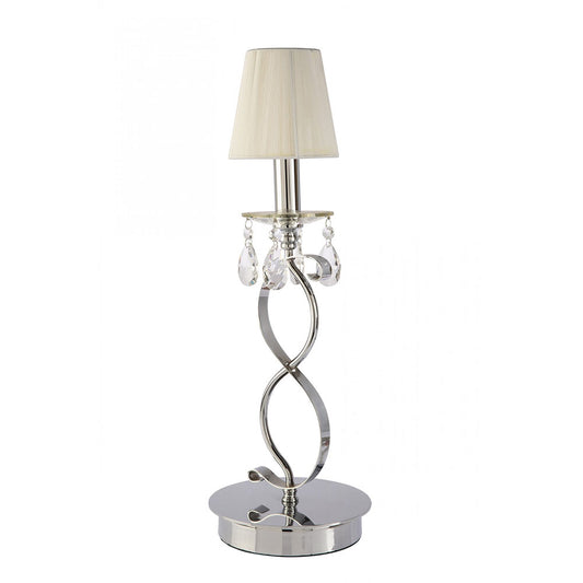 Bella 1 Light Table Lamp Crystal