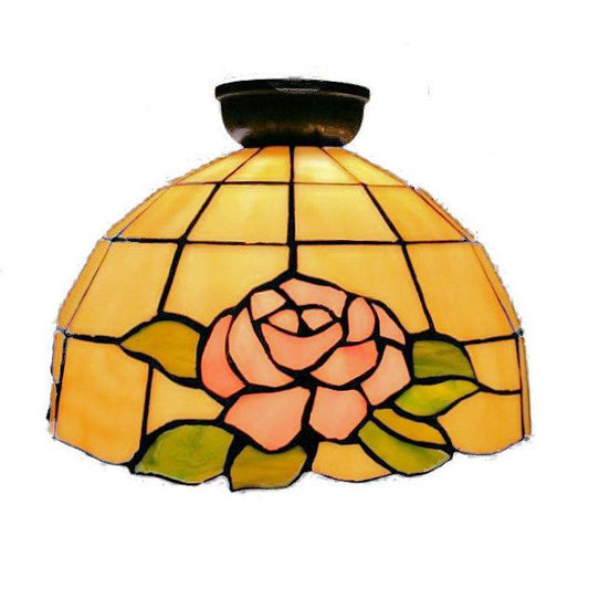 Floral Leadlight Batten Fix