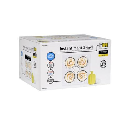 HPM 3-in-1 4-Lamp Ducted Bathroom Heater Exhaust Fan