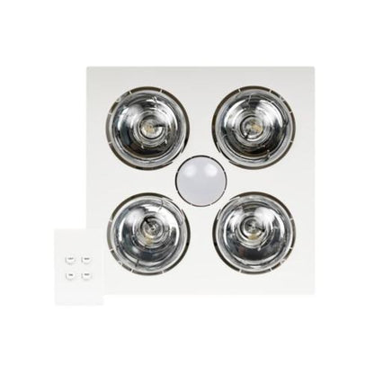 HPM 3-in-1 4-Lamp Ducted Bathroom Heater Exhaust Fan