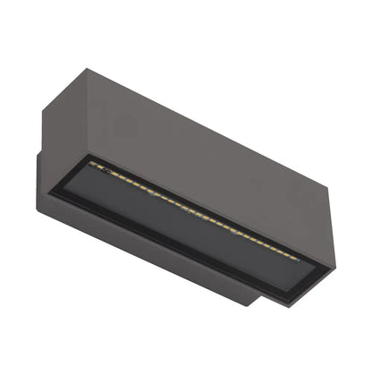 Block 12w 170mm Wall Bracket Dark Grey