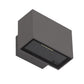 Block 6w 85mm Wall Bracket Dark Grey