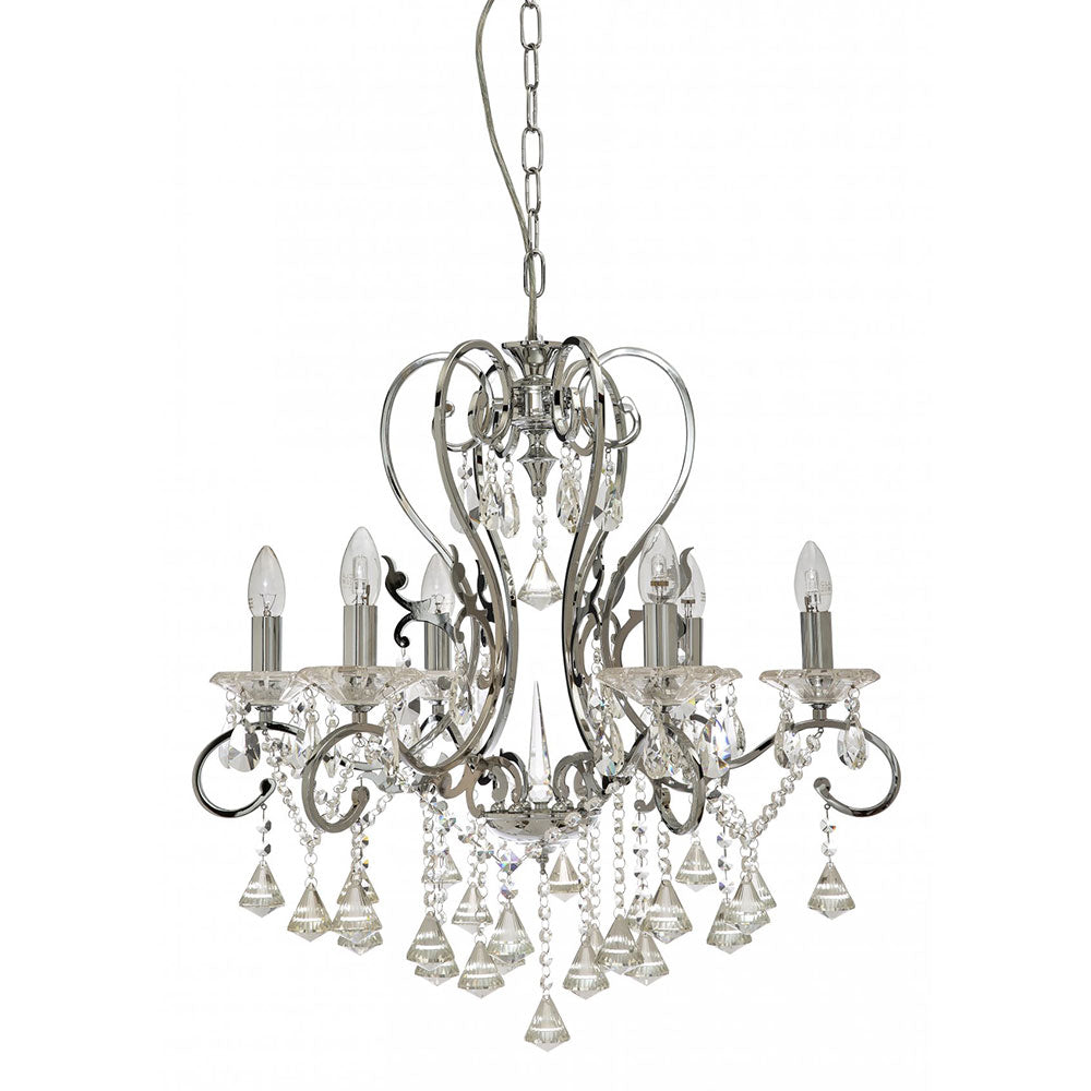 Boemia 6 Light Crystal Chandelier