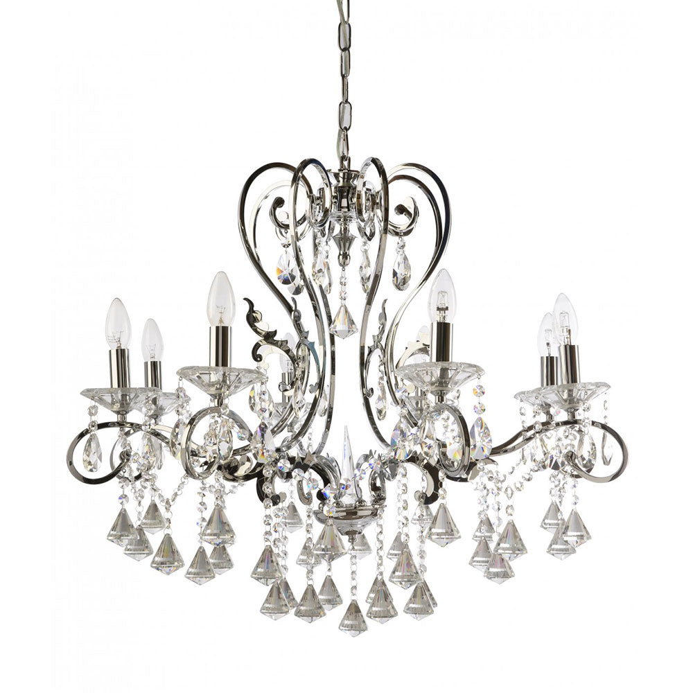 Boemia 8 Light Crystal Chandelier