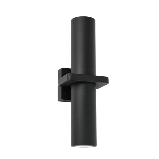 BRILLER: Exterior Black Up/Down Single / Double Pillar Spot Light IP65