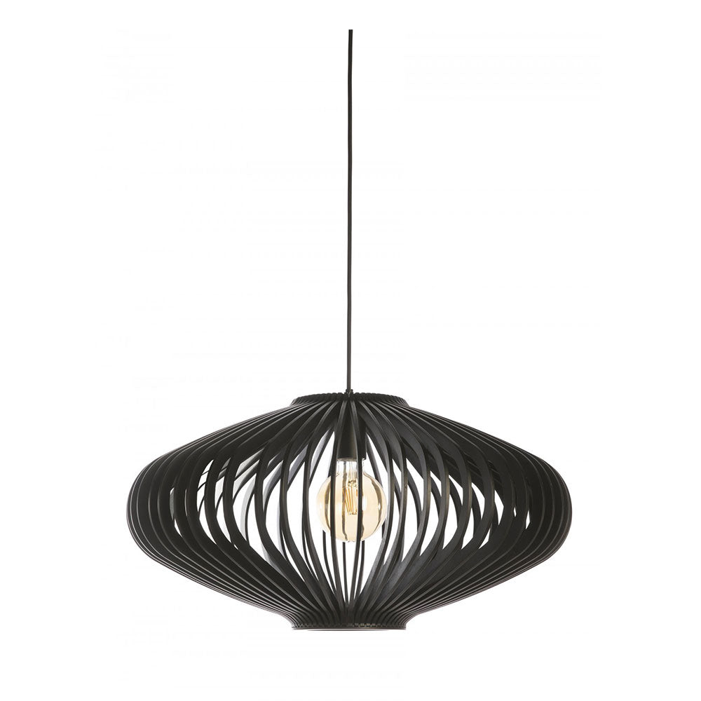 Bayron 1 Light Timber Pendant Medium