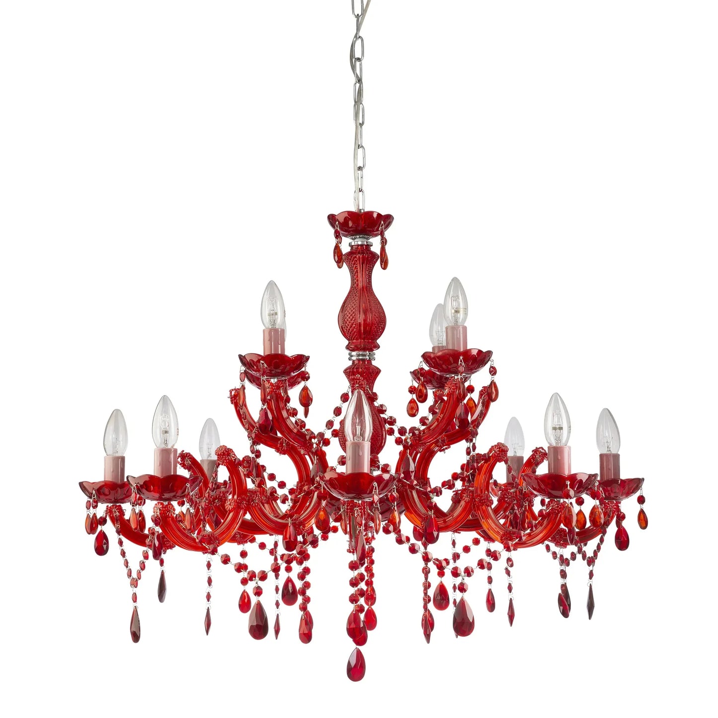 C-MAR-12 Chrome Chandelier