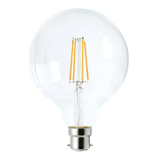 G125 B22 8w LED Dimmable Decorative Filament Globe 800 Lumen