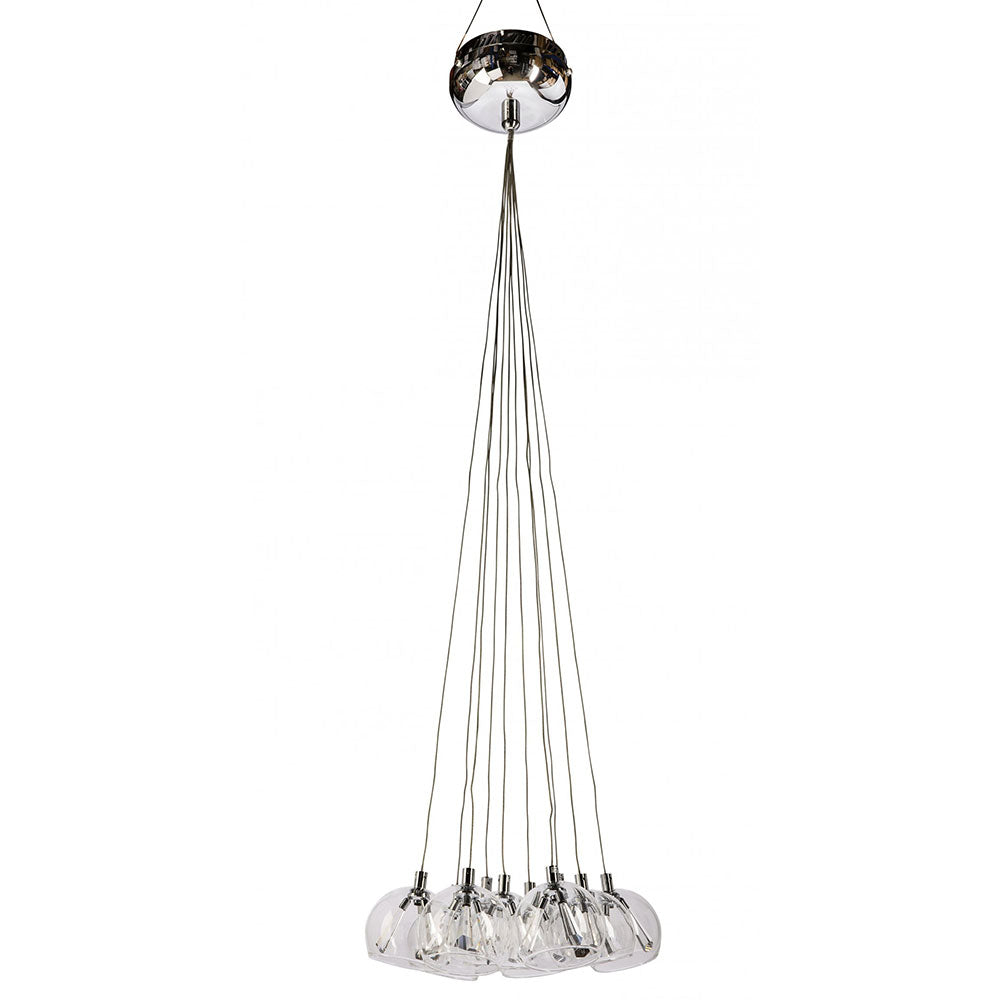 Champagne 15 Light Round Pendant