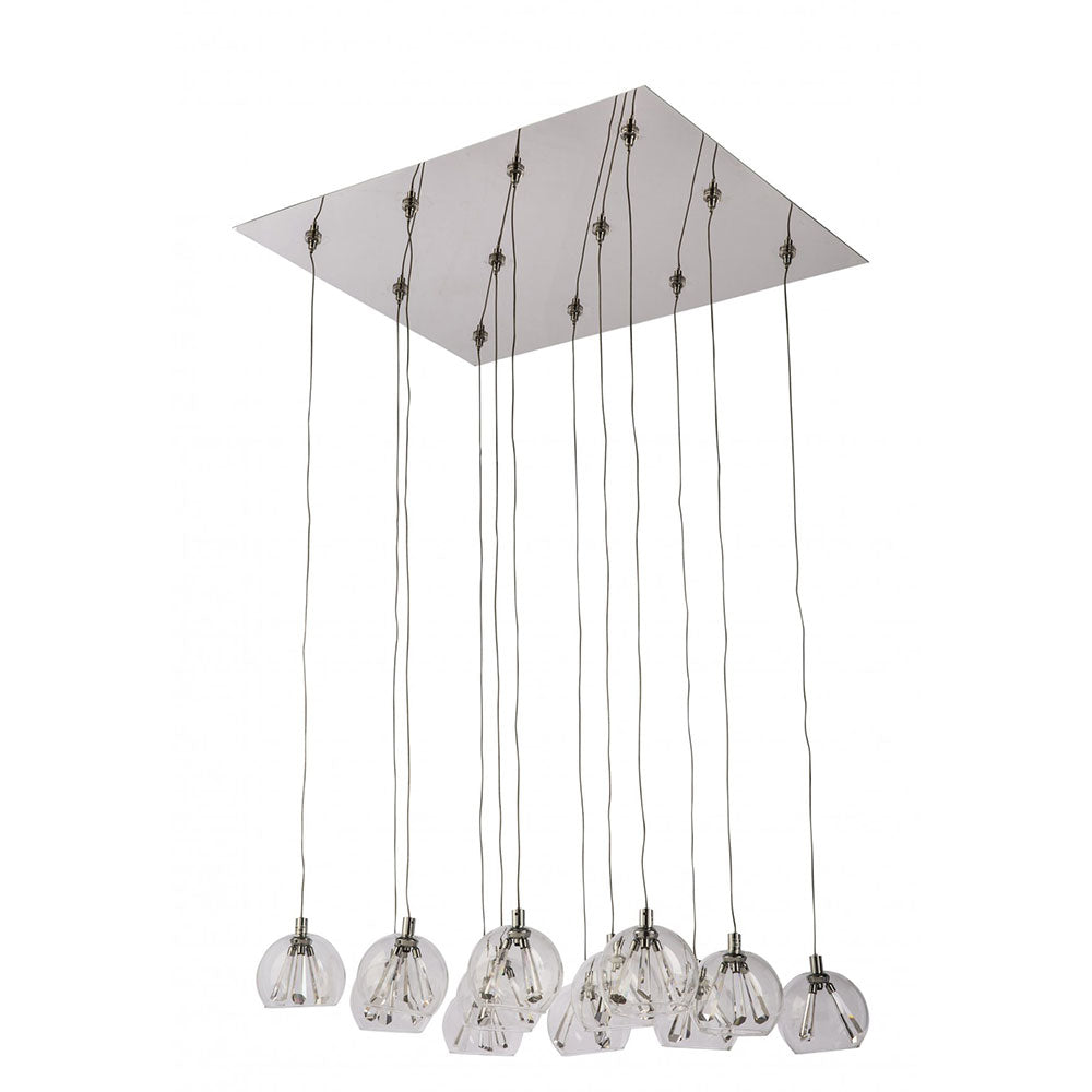 Champagne 12 Light Round Pendant