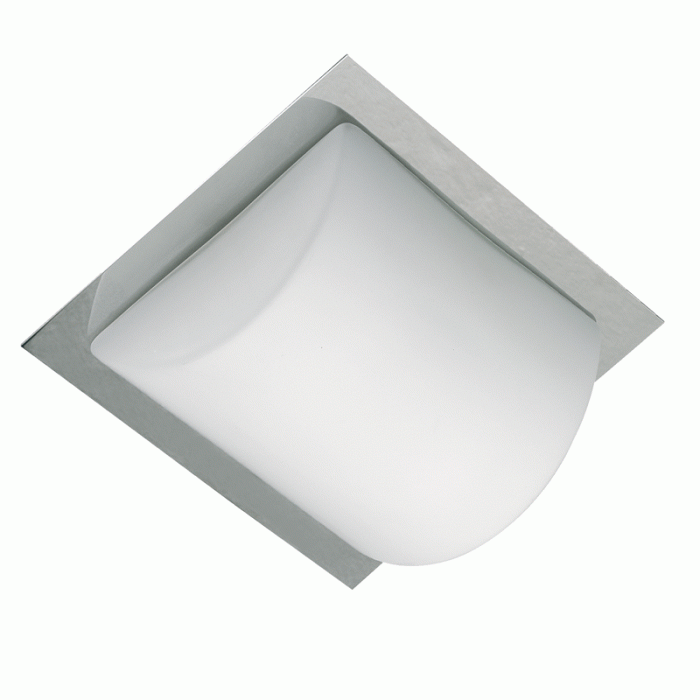 Square Trim Fluorescent Ceiling or Wall Light