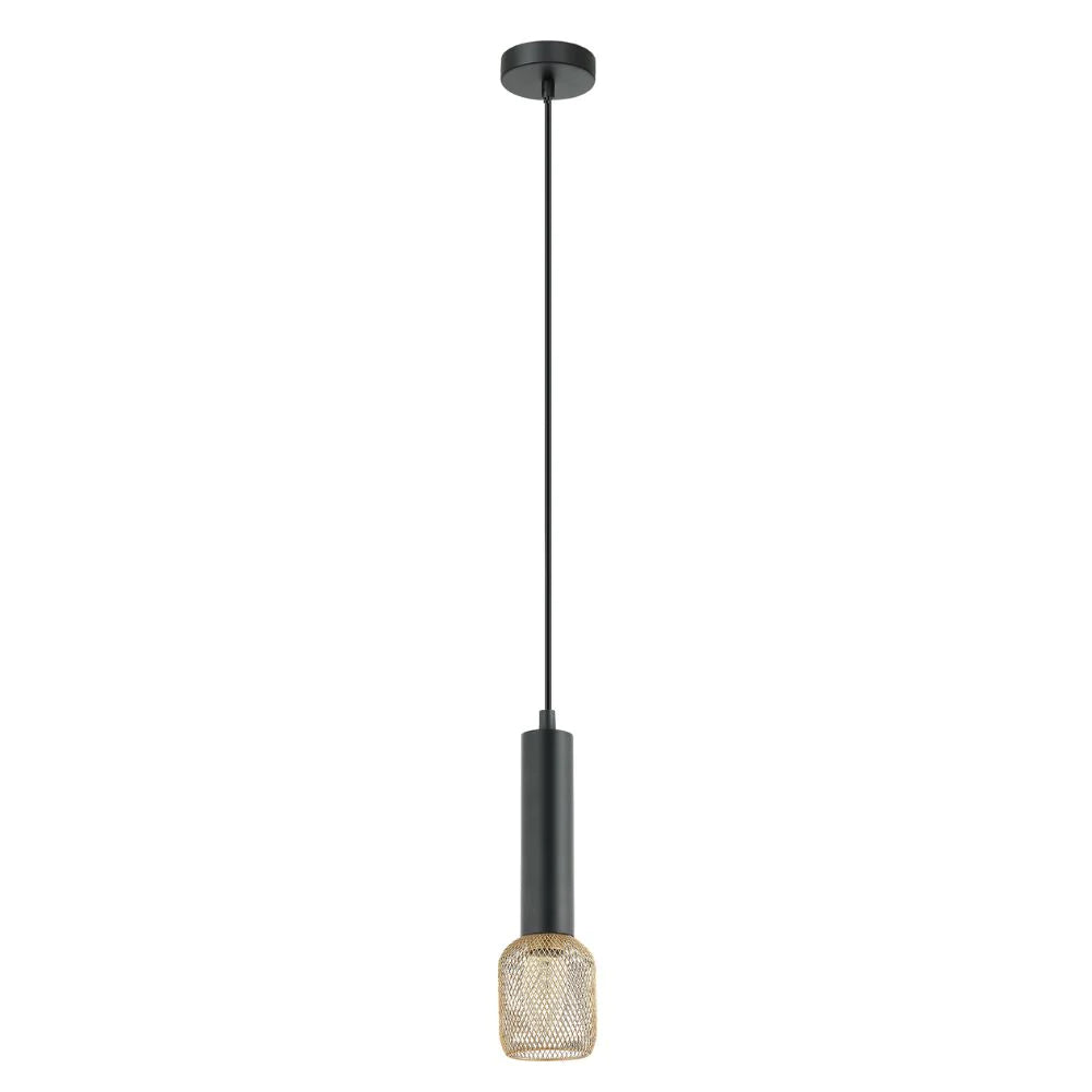 Mikro Cylinder and Mesh Pendant