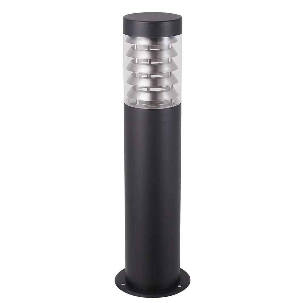 Elanora: E27 Surface Mounted Black Bollard Lights