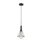 Blackband Angled Iron Cage Pendant Light