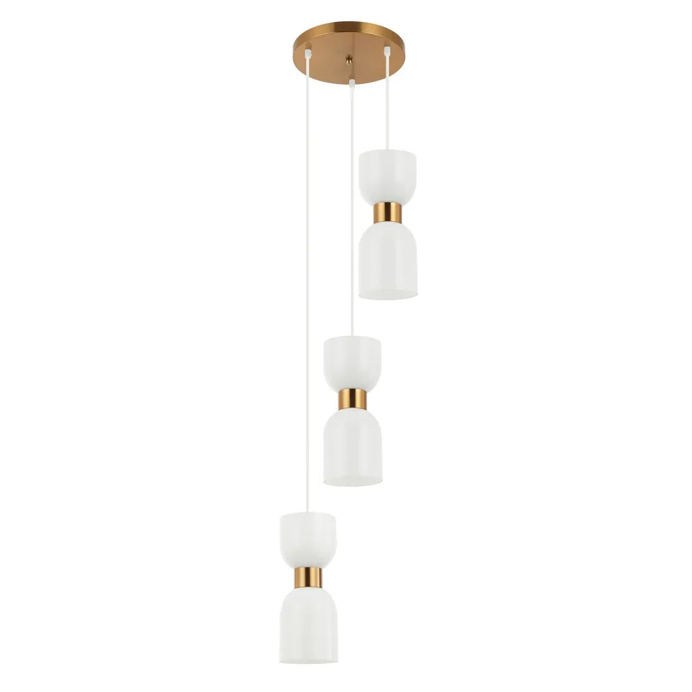 CLESSIDRA: Ellipse Multiple Round Base Pendant Lights