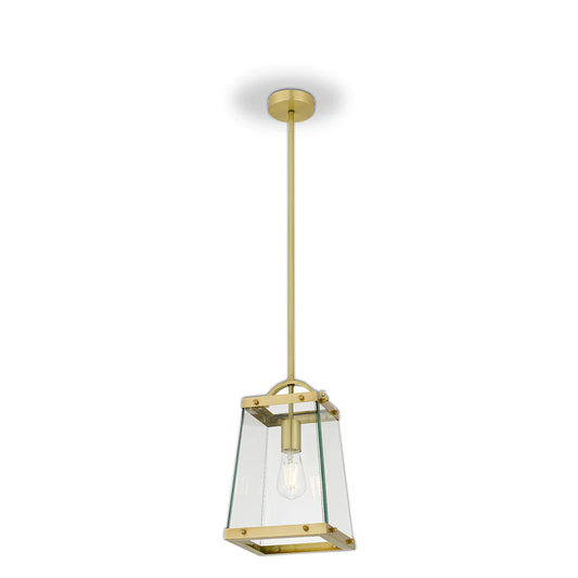 Colair 1 Light Solid Brass Pendant