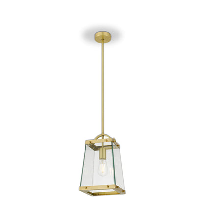 Colair 1 Light Solid Brass Pendant