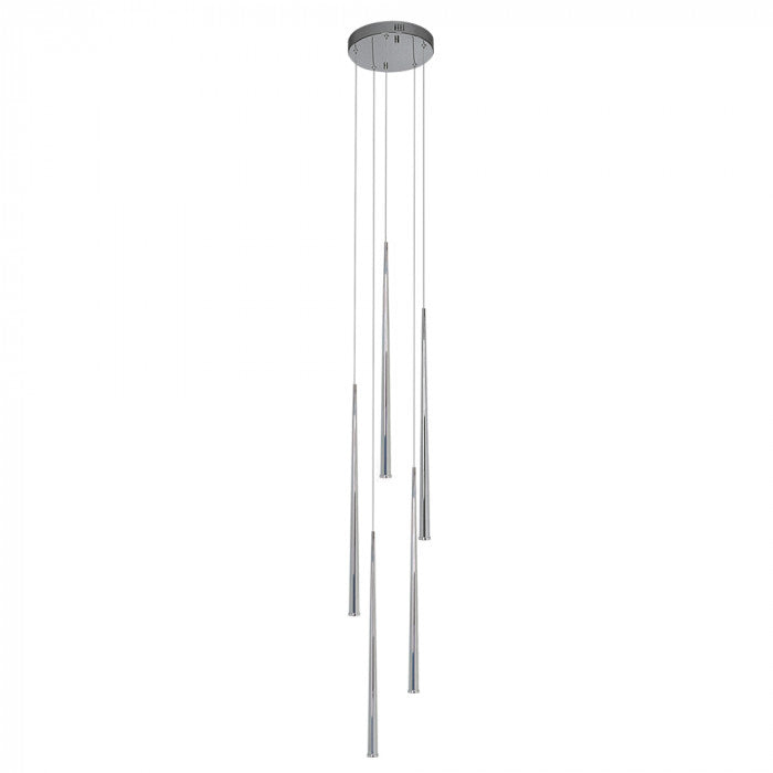 Contemporary LED 5 light Pendant