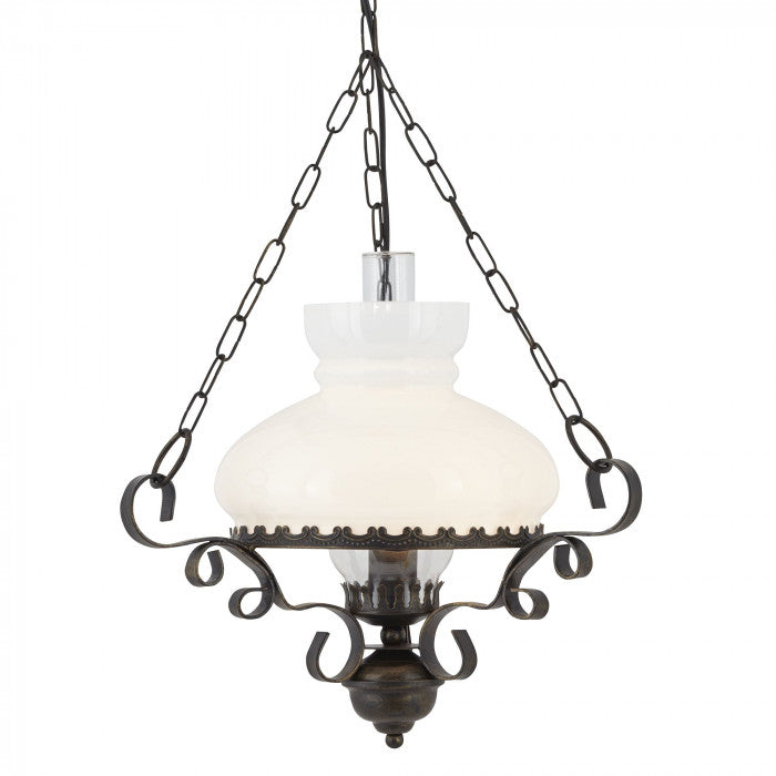 Della Traditional Pendant Light in Bronze