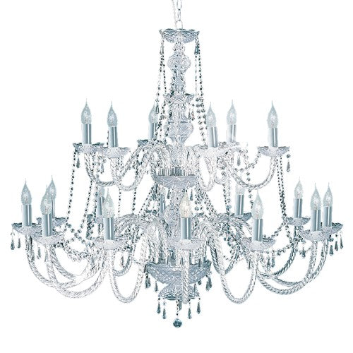 Hale 18 Light Chrome & Crystal Chandelier