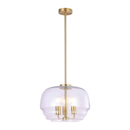 Cuad: Clear Glass Pendant