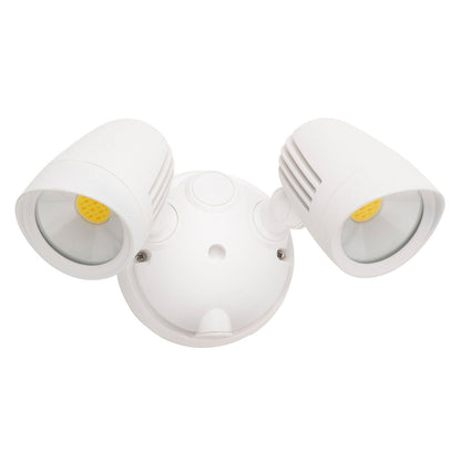 Cicero Tri-colour Twin Head Security Flood Light