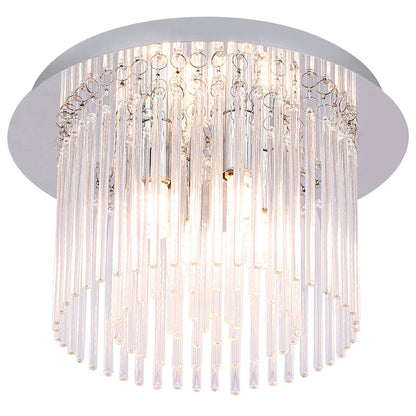 Clarence Crystal Glass Decorative Ceiling Fixture