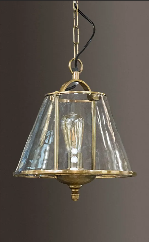 Cotton Tree Antique Brass Pendant