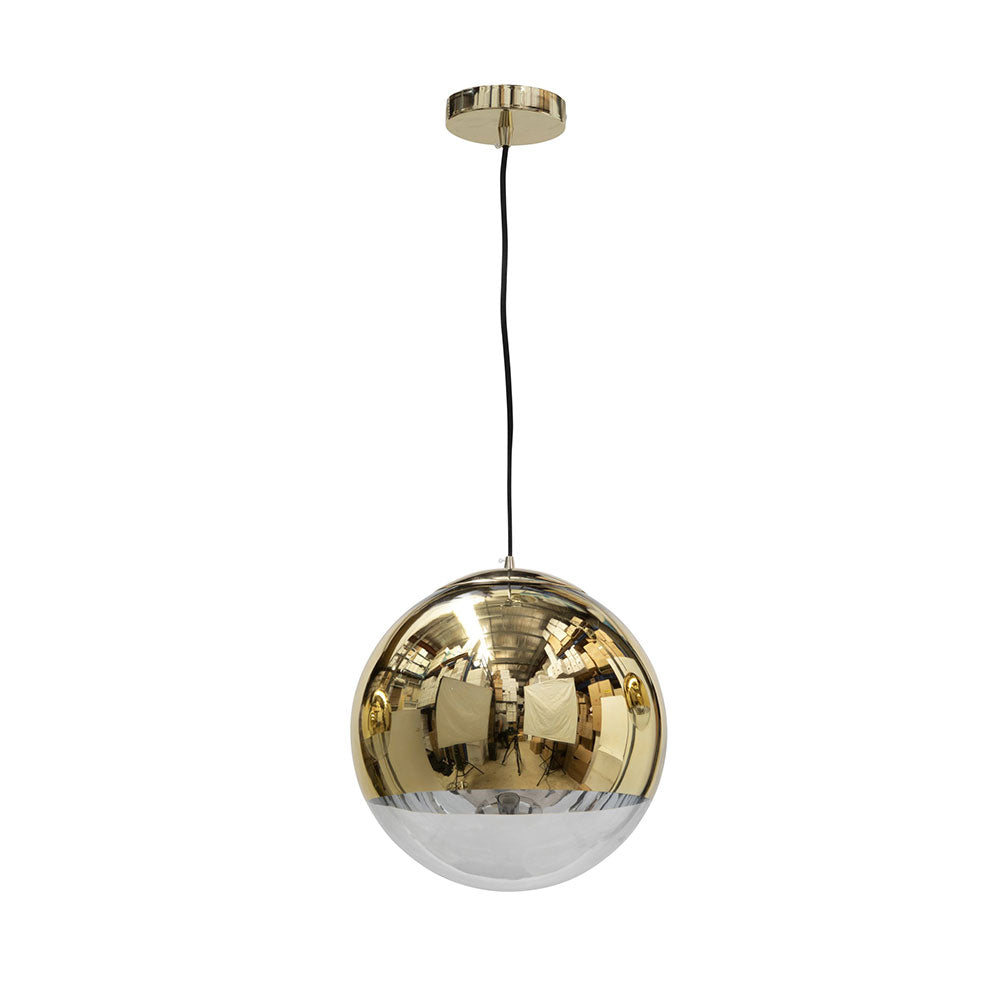 DALIDA-40 Gold Mirror Ball Pendant