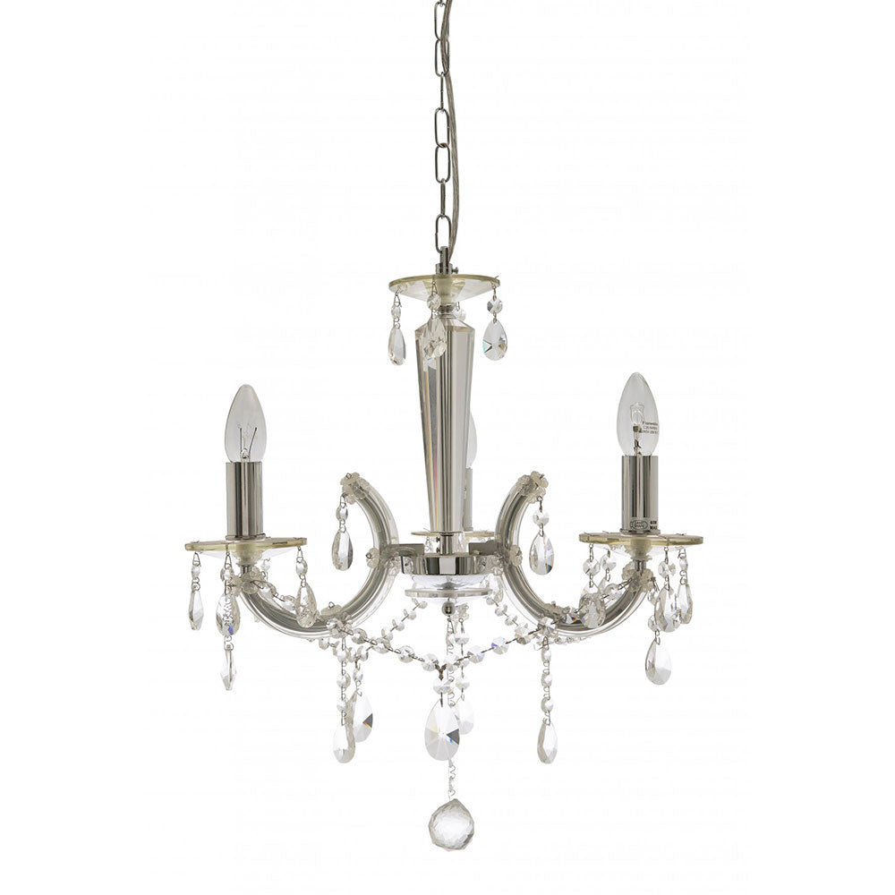 Davinci 3 Light Crystal Pendant