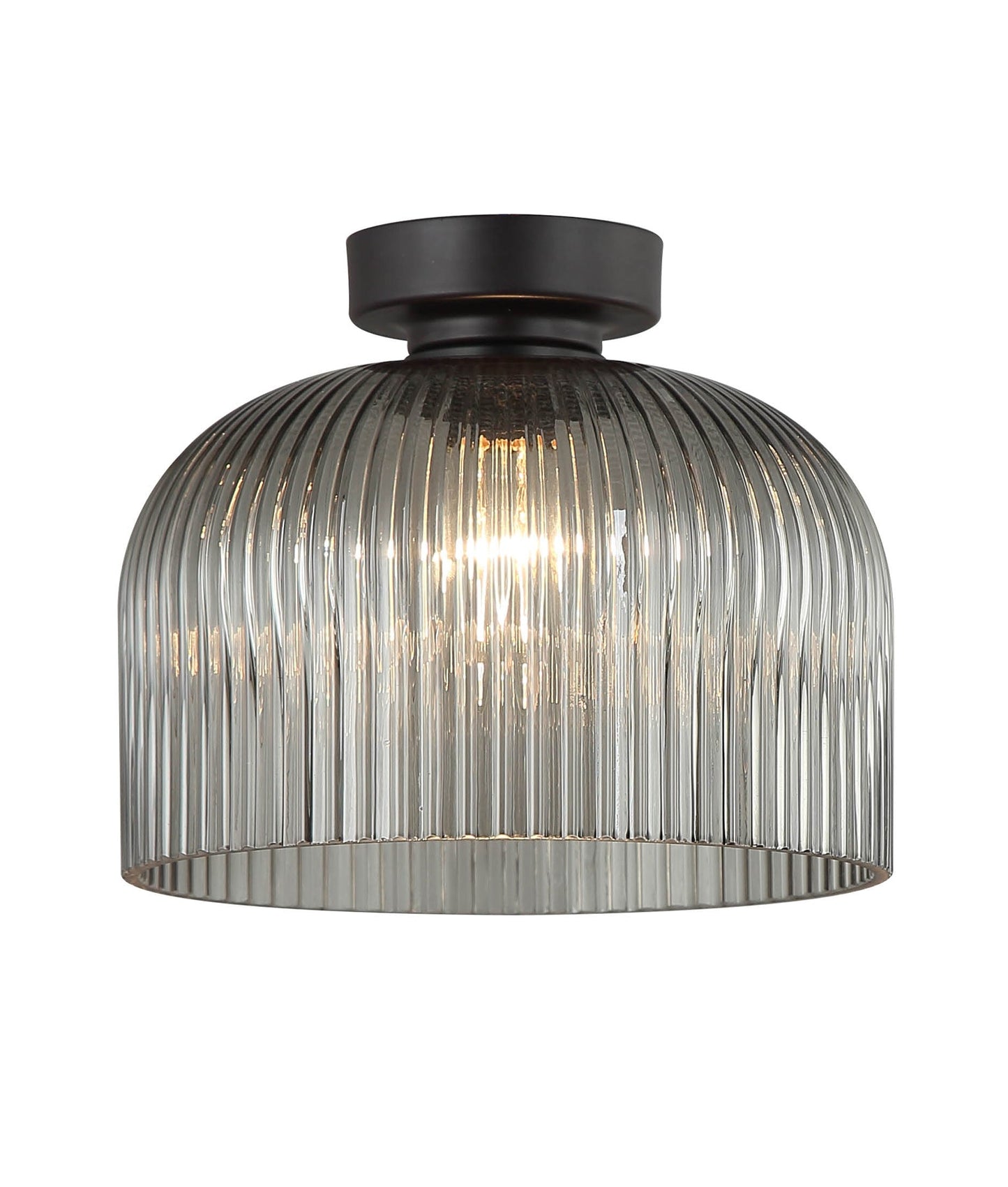 Diyvintaj: D.I.Y. Dome Ribbed Glass Batten Fix Ceiling Lights