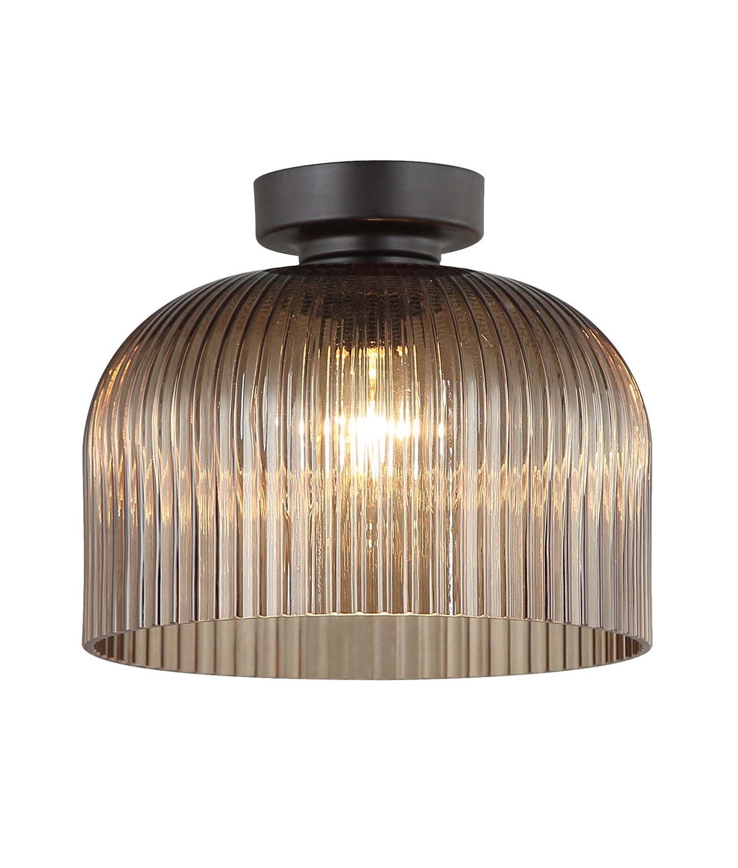 Diyvintaj: D.I.Y. Dome Ribbed Glass Batten Fix Ceiling Lights