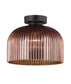 Diyvintaj: D.I.Y. Dome Ribbed Glass Batten Fix Ceiling Lights