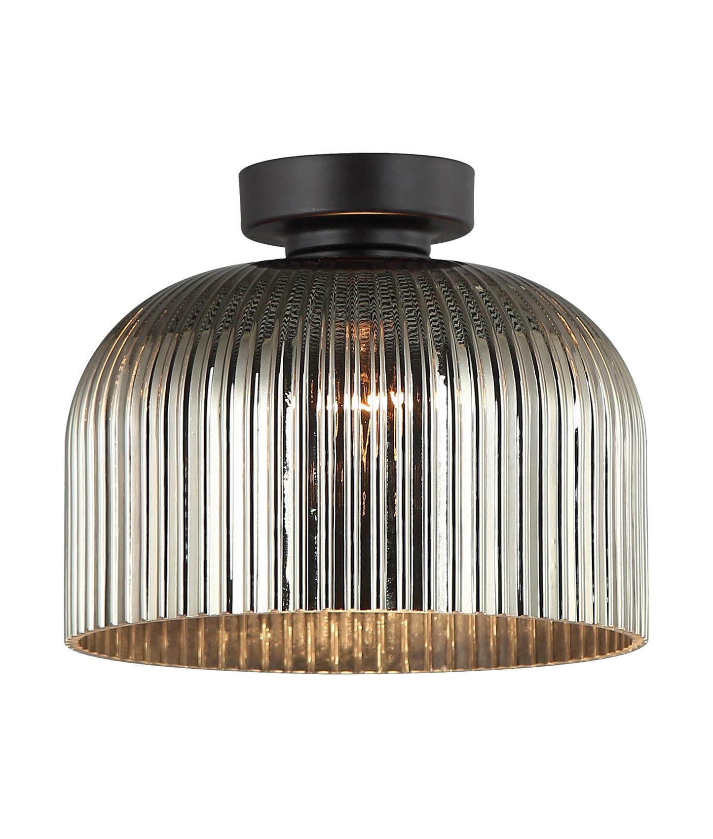Diyvintaj: D.I.Y. Dome Ribbed Glass Batten Fix Ceiling Lights