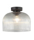 Diyvintaj: D.I.Y. Dome Ribbed Glass Batten Fix Ceiling Lights