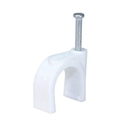Accessory - White Cable Clips - Pack of 20