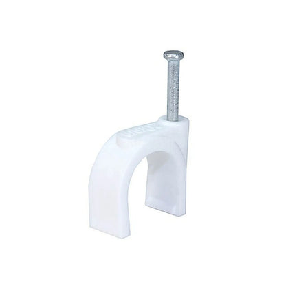 Accessory - White Cable Clips - Pack of 100