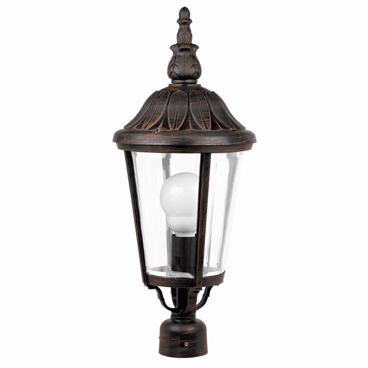 Lucca Round Post Top Lantern