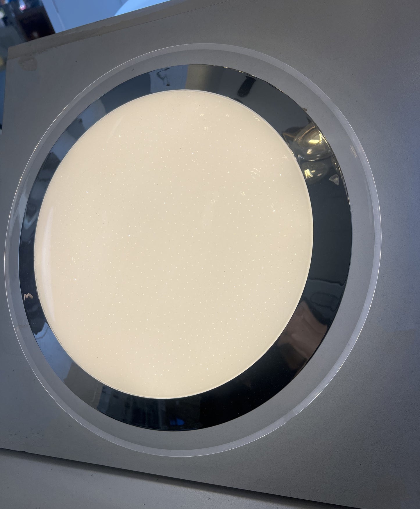 Saturn Star Round Ceiling Light, Tri Colour LED