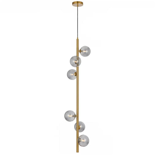 Elson 6 Light Pendant - Antique Gold