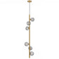 Elson 6 Light Pendant - Antique Gold