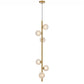 Elson 6 Light Pendant - Antique Gold