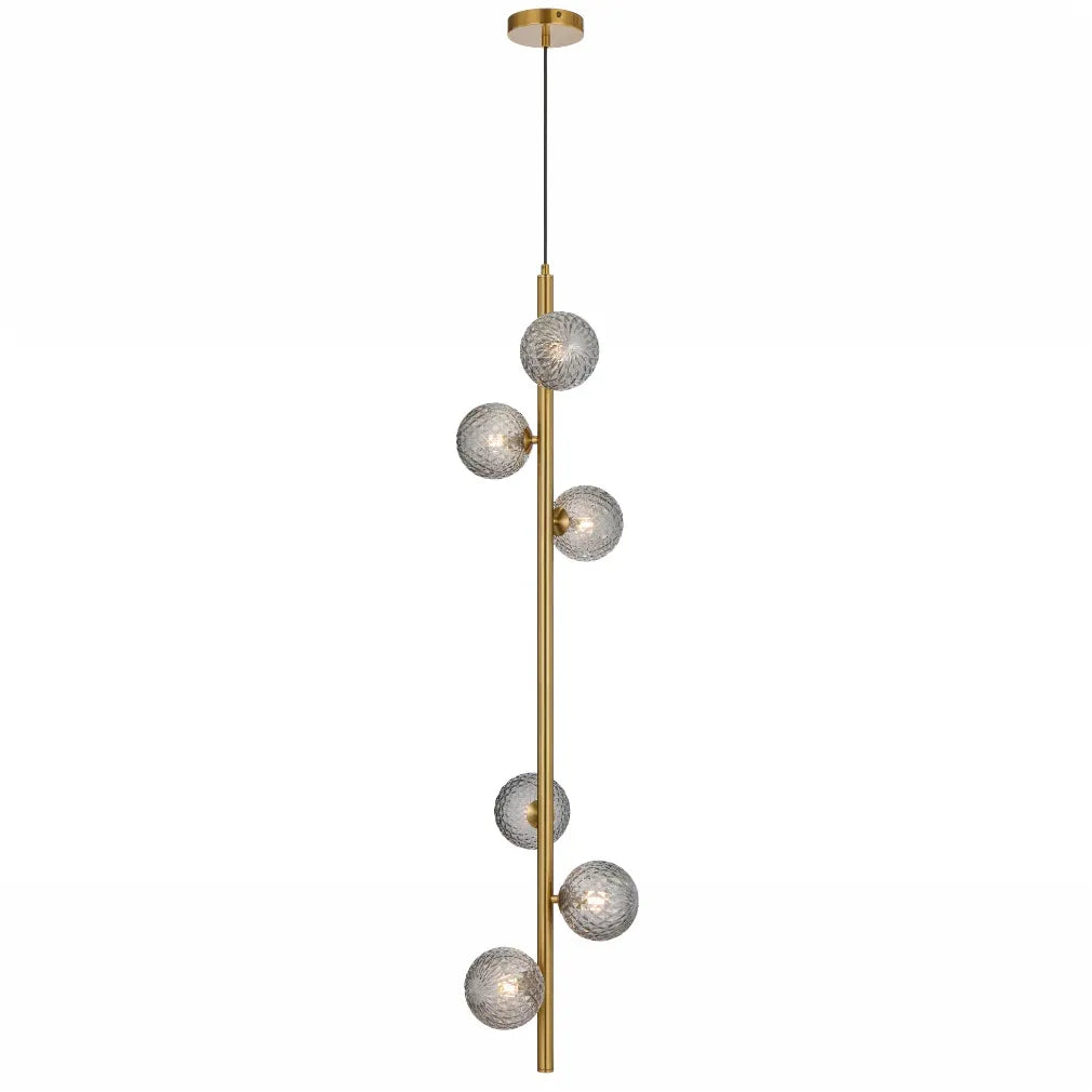 Elson 6 Light Pendant - Antique Gold