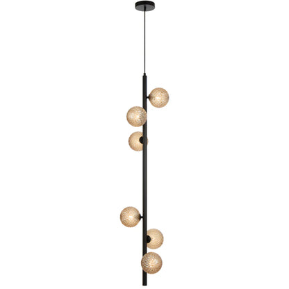 Elson 6 Light Pendant - Black