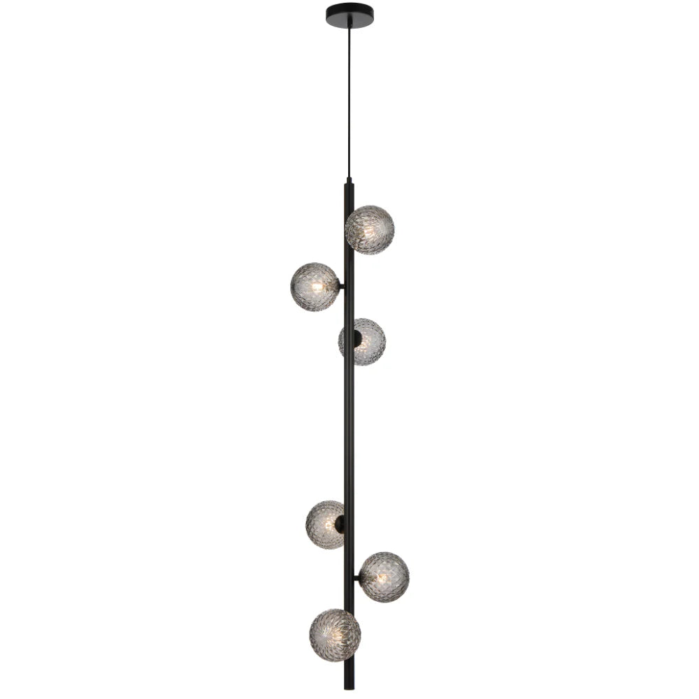 Elson 6 Light Pendant - Black