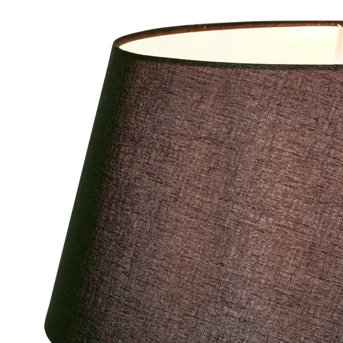 Linen Taper Lamp Shade XL Black